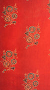 Ajrakh Cotton Fabric - Red