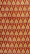 Ajrakh Cotton Fabric - Maroon