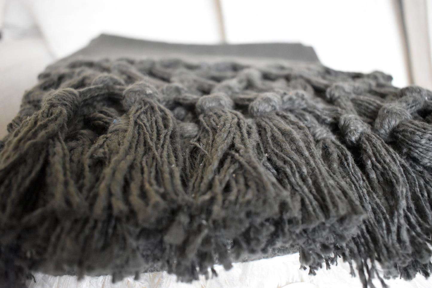 Slub Cotton Plain Throw