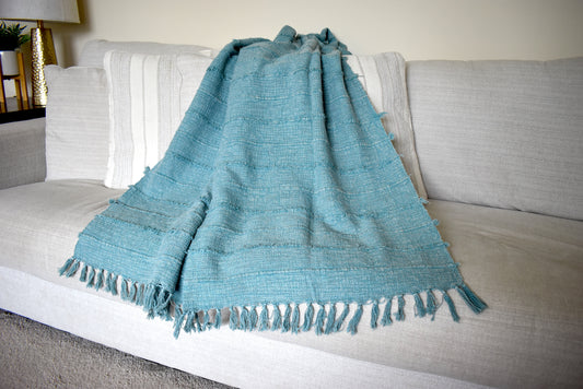 Plain Embroidered Throw - SoloClimbers