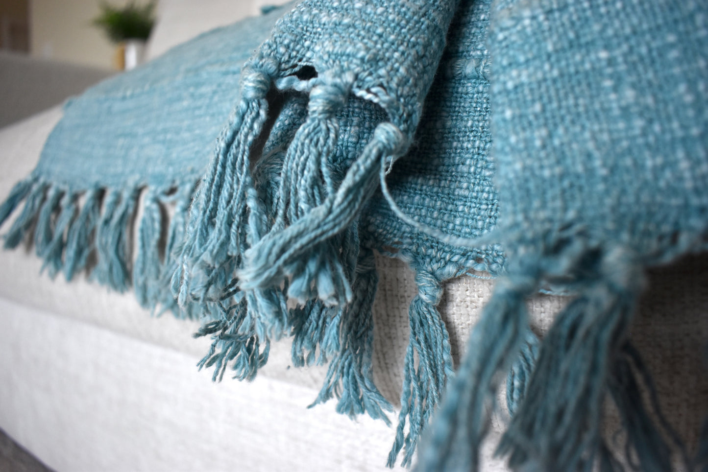 Plain Embroidered Throw - SoloClimbers