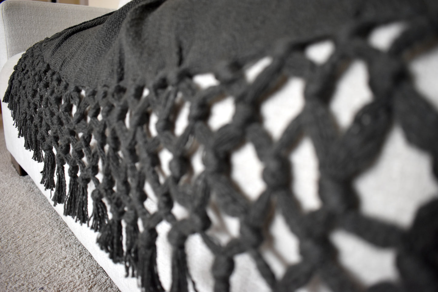 Slub Cotton Plain Throw