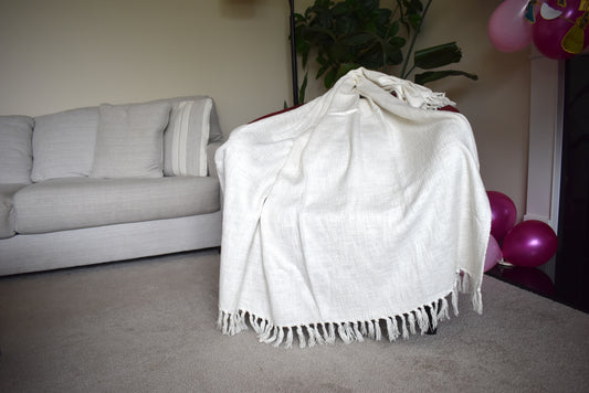 Slub Linen Throw