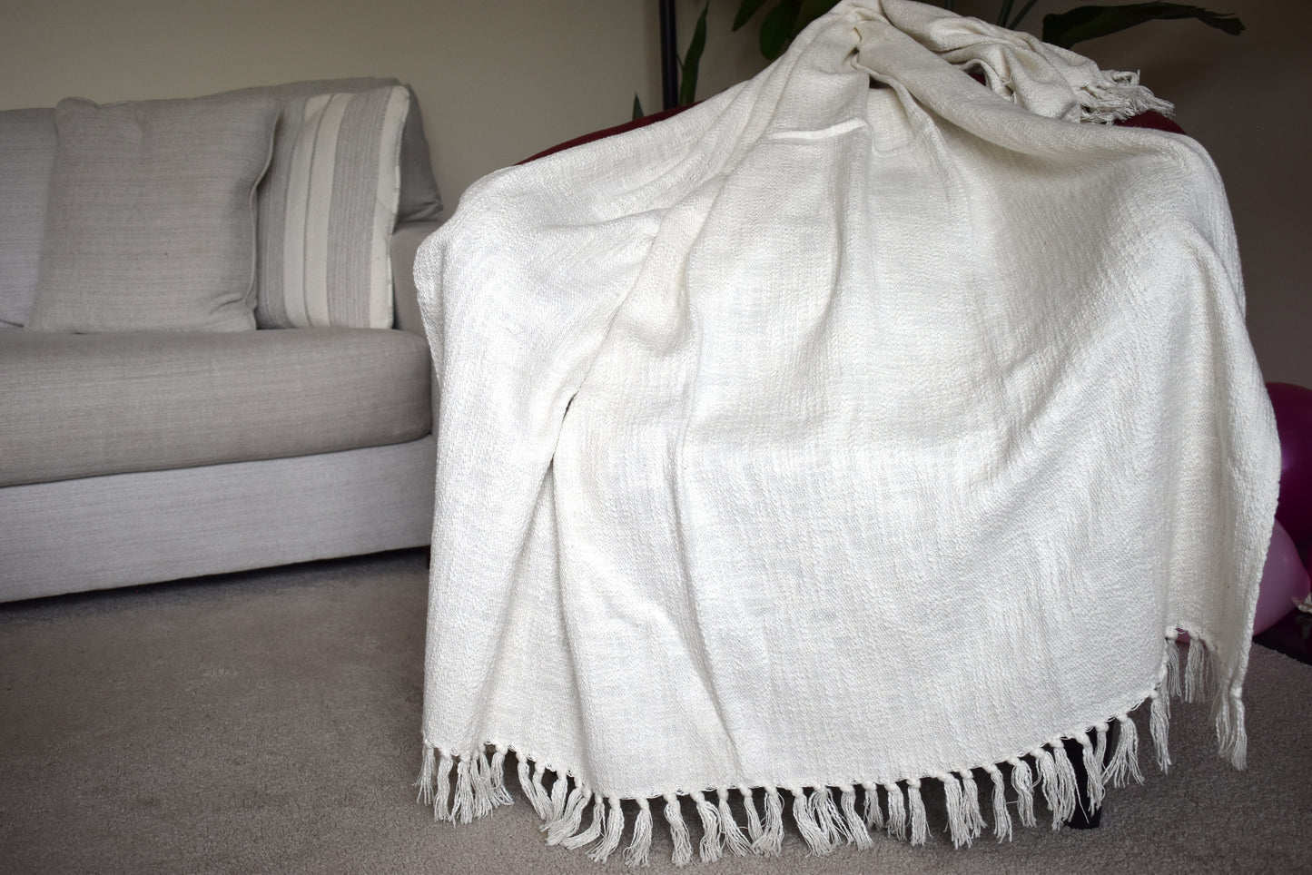 Slub Linen Throw