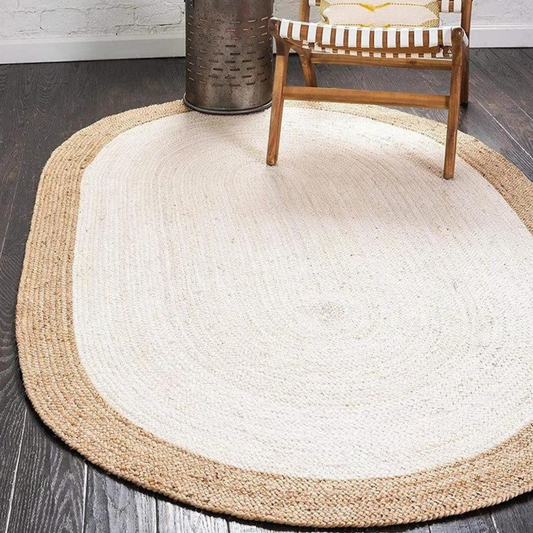 The Jute Rug - Oval Fun