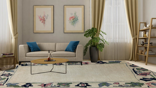 Tufted Wool Plush Border