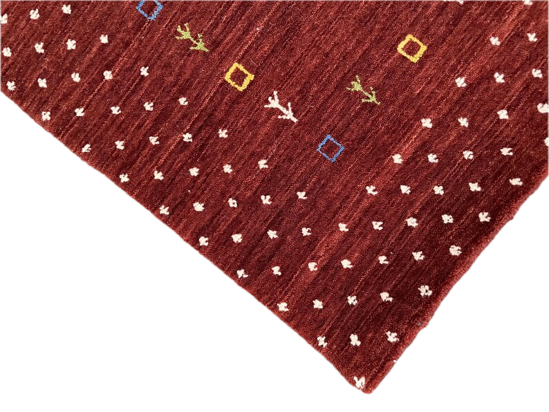 Loom Knotted Wool Brown Gabbeh2