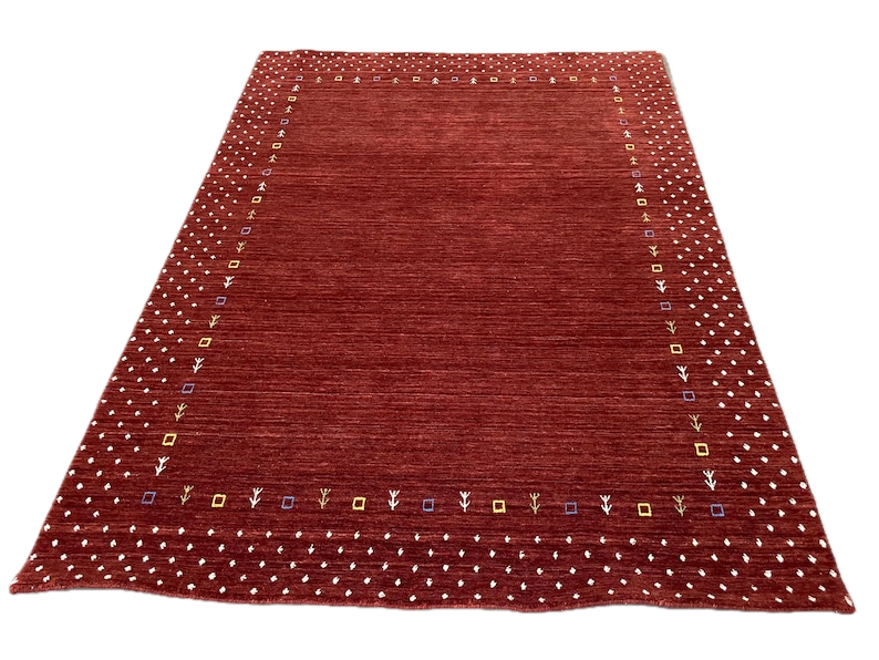 Loom Knotted Wool Brown Gabbeh2